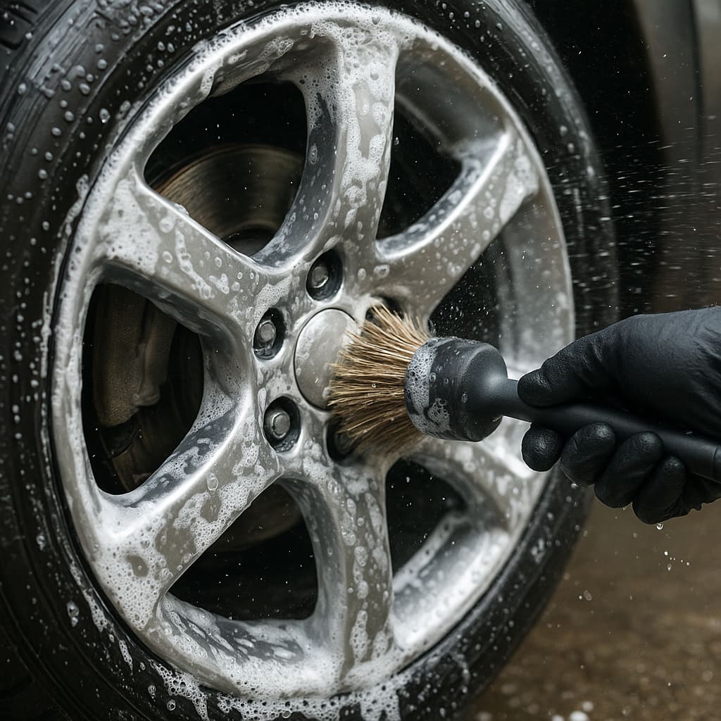 Felgen- und Reifenreinigung